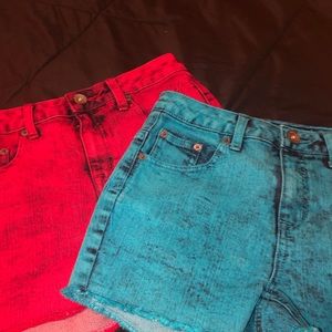 Justice for Girls Shorts Size 14 Regular 2 Pair.